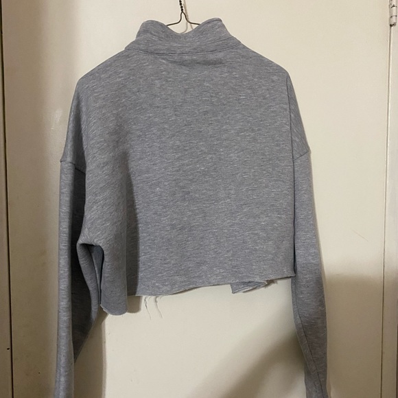 Fleece cropped Shacket - Picture 2 of 2